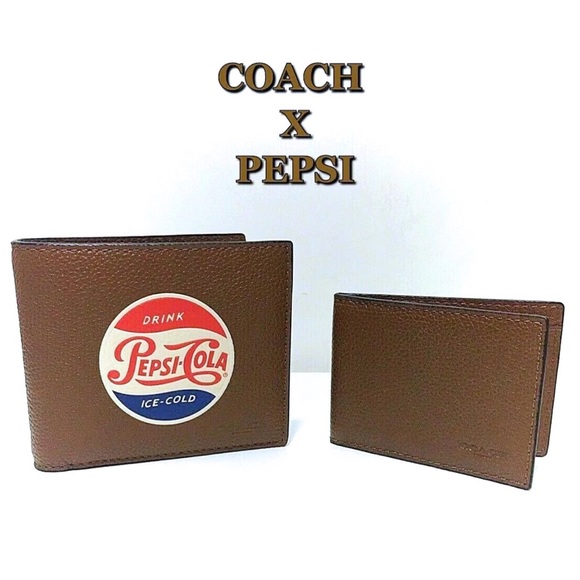Coach Other - Coach Pepsi Leather Wallet New